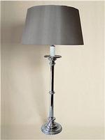 ALEXANDERS 64CM CHROME CHURCH COLUMN LAMP